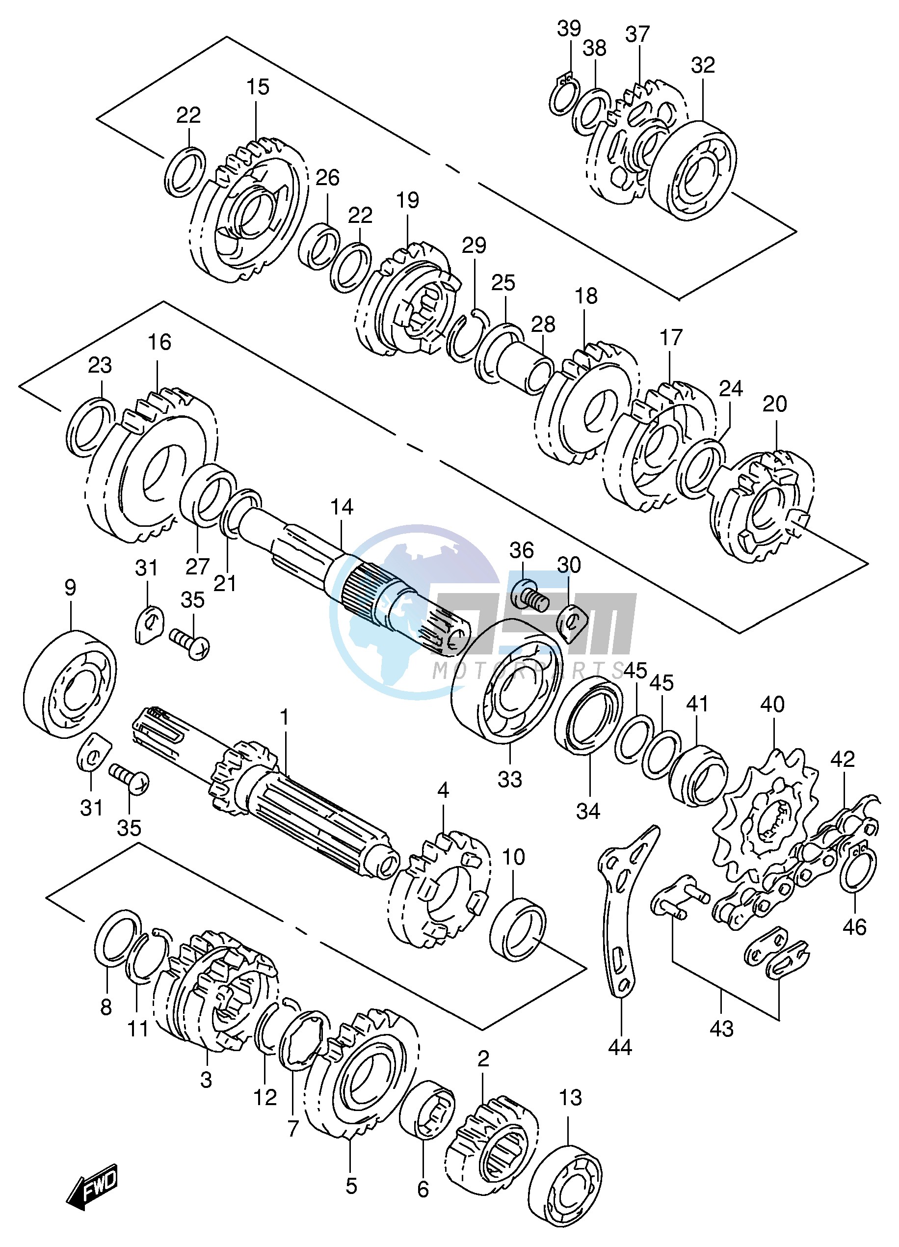 TRANSMISSION (MODEL W X Y)