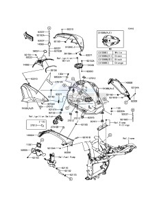 Z800 ABS ZR800BDS FR GB XX (EU ME A(FRICA) drawing Fuel Tank