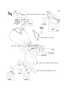 EN 500 C [VULCAN 500 LTD] (C6F-C9F) C7F drawing LABELS