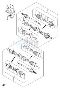 LT-A750XZ drawing REAR DRIVE SHAFT