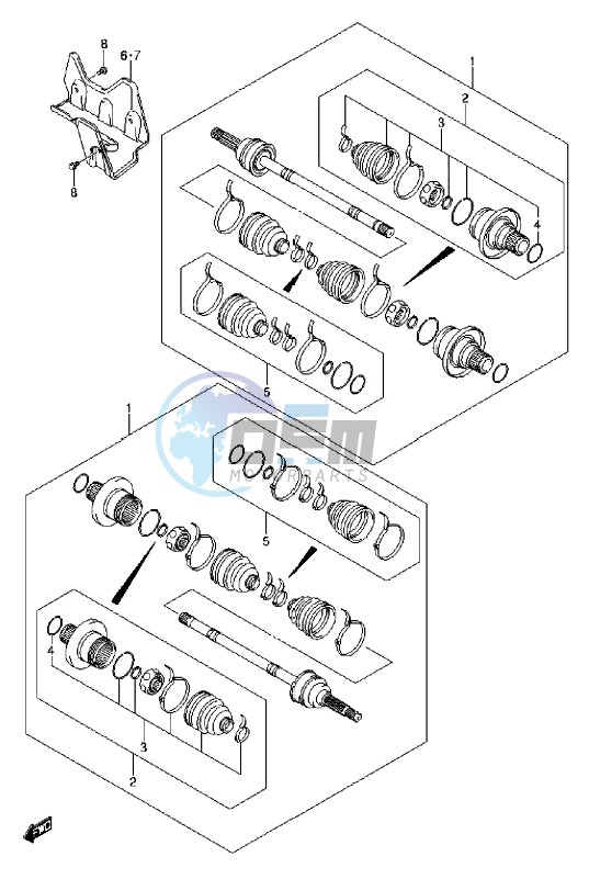 REAR DRIVE SHAFT