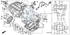 CB1000RAA Europe Direct - (ED / ABS) drawing CRANKCASE