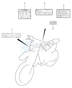 RM125 (E2) drawing LABEL