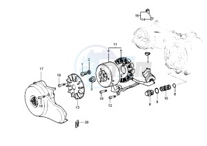 ET4 50 drawing Flywheel magneto