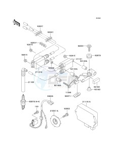 ZX 750 P [NINJA ZX-7R] (P5-P8) [NINJA ZX-7R] drawing IGNITION SYSTEM