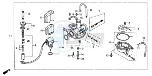 SJ50 BALI drawing CARBURETOR