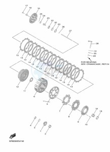 YZ250F (B7BL) drawing CLUTCH