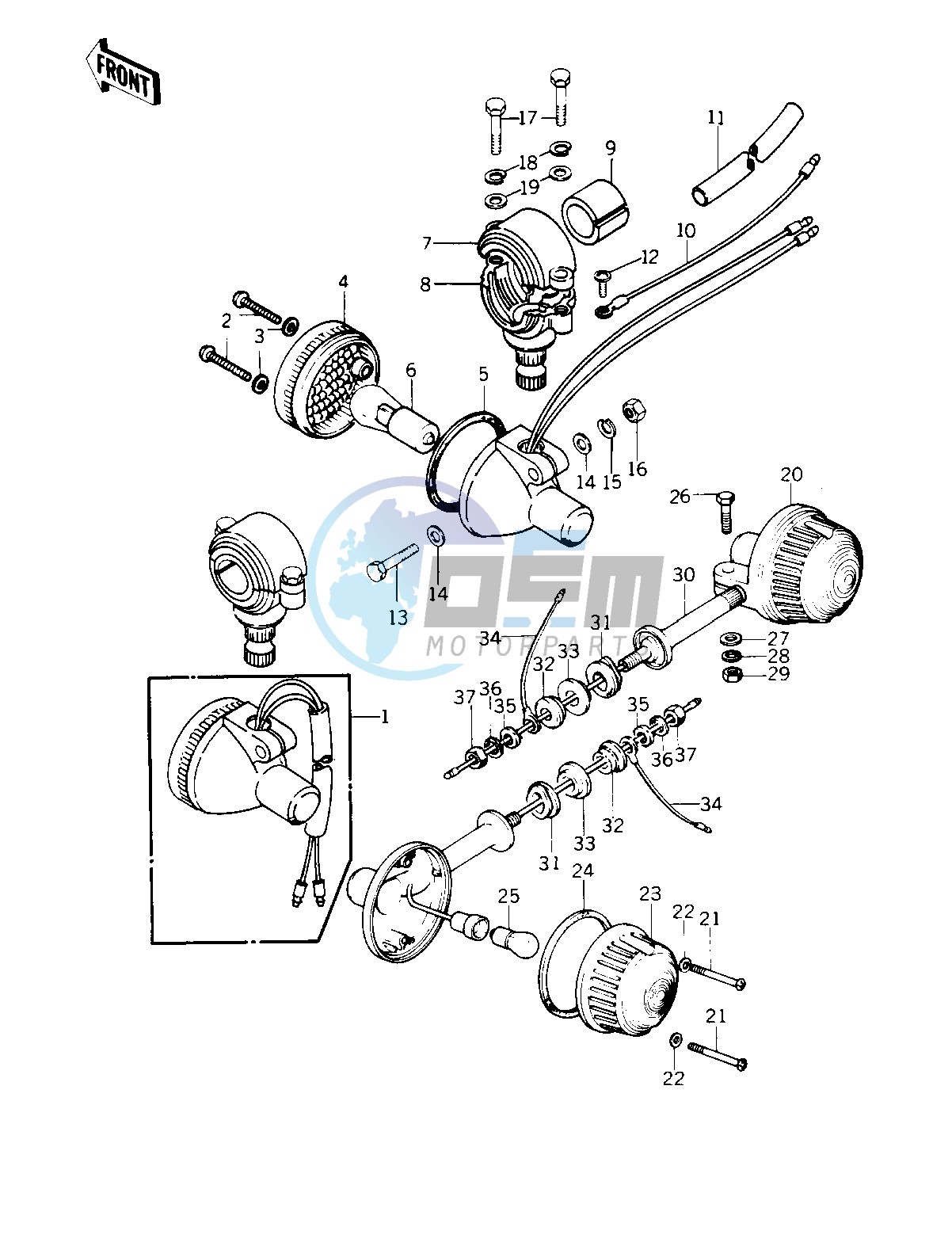 TURN SIGNALS -- 79-80 B3_B4- -