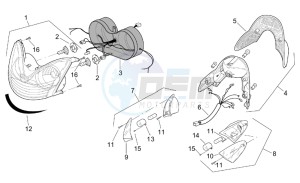 Leonardo 250 st (eng. Yamaha) drawing Lights