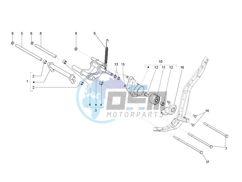 Swinging arm