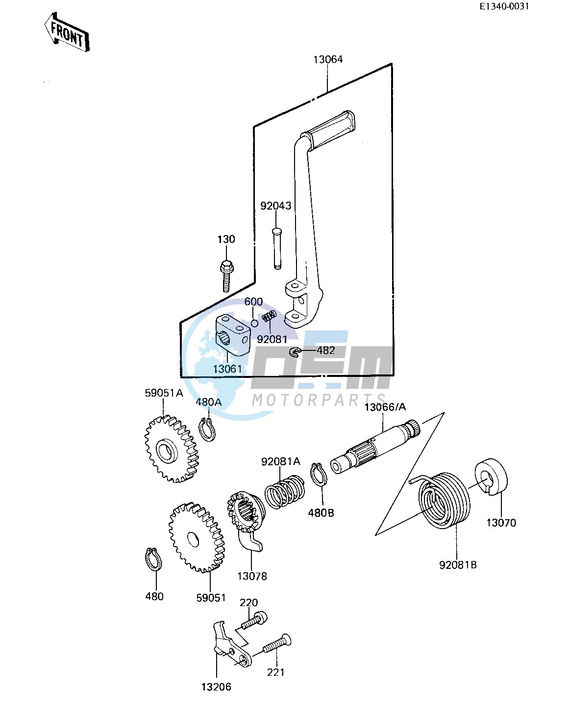 KICKSTARTER MECHANISM