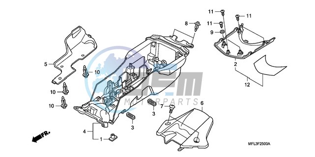 REAR FENDER (CBR1000RR)