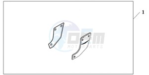 GL1800A Korea - (KO) drawing CH SWINGARM PIVOT