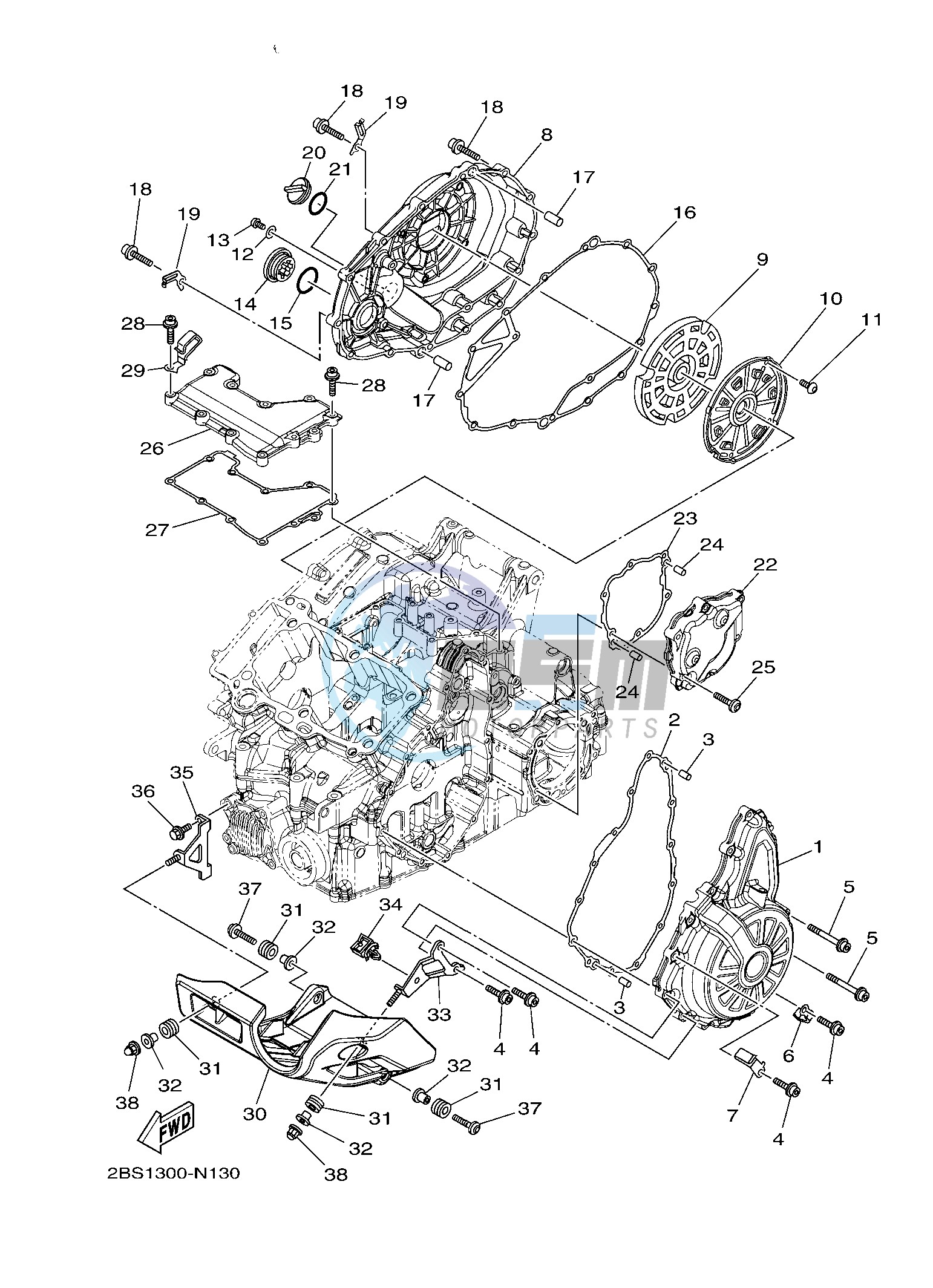 CRANKCASE COVER 1