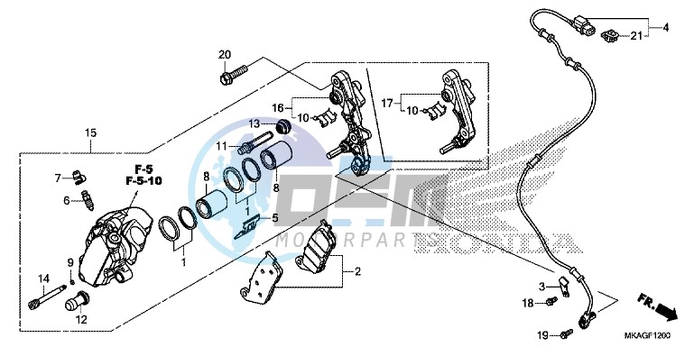 FRONT BRAKE CALIPER