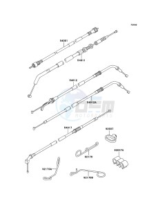 ZZR600 ZX600-E13H GB XX (EU ME A(FRICA) drawing Cables