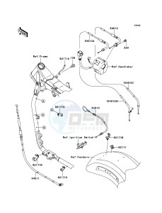 VN2000 CLASSIC VN2000H8F GB XX (EU ME A(FRICA) drawing Cables