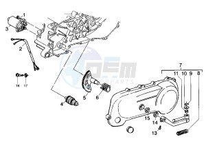 DNA GP EXPERIENCE 50 drawing Starting Motor - Starting lever