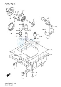 GSX-S1000 EU drawing OIL PAN-OIL PUMP