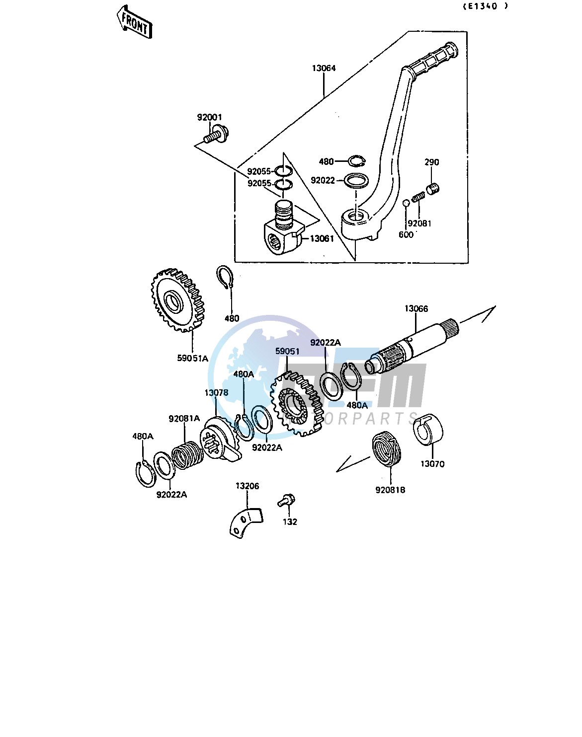 KICKSTARTER MECHANISM