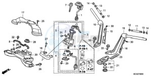 GL1800A NZ - (NZ) drawing HANDLE PIPE/TOP BRIDGE