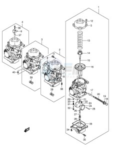 GSF650 (E2) Bandit drawing CARBURETOR