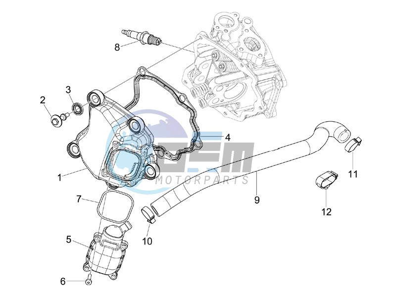 Cylinder head cover