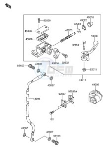 RM65 (E3) drawing FRONT MASTER CYLINDER