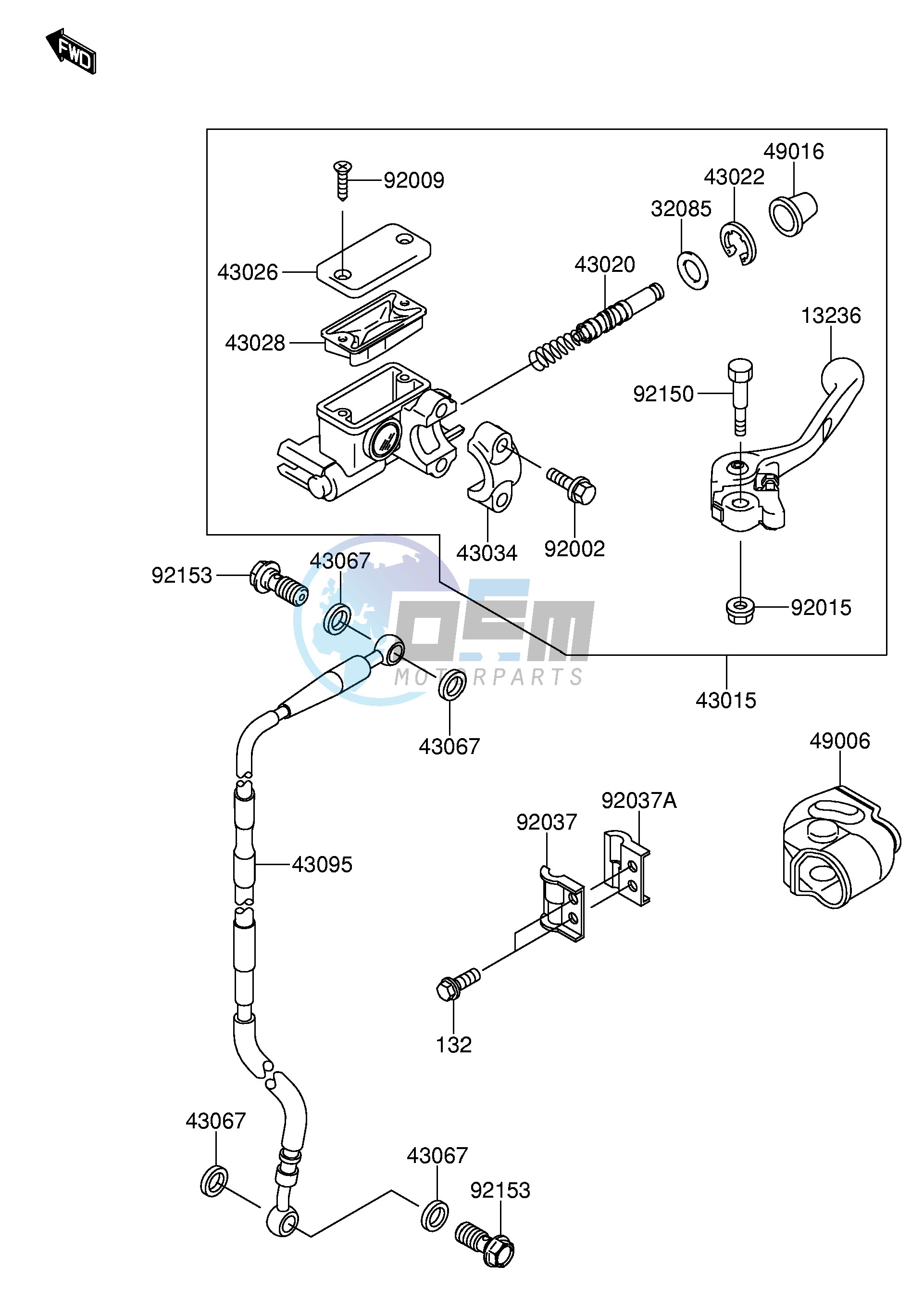 FRONT MASTER CYLINDER