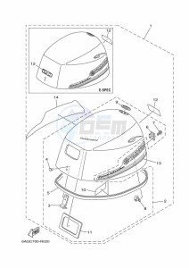 F15CMHS drawing FAIRING-UPPER