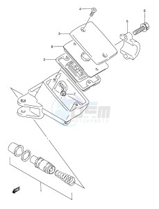 GSX-R1100W (E28) drawing FRONT MASTER CYLINDER (MODEL S T V W)