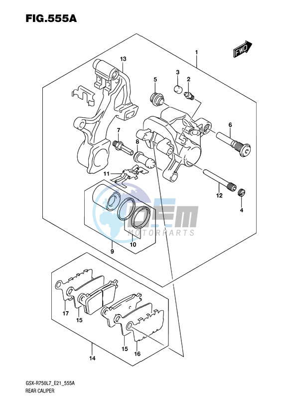 REAR CALIPER