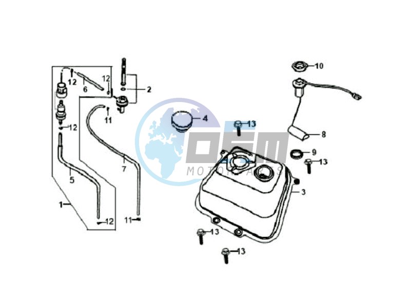 FUEL TANK - FUEL CUT