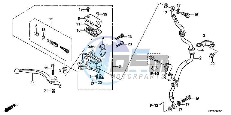 FRONT BRAKE MASTER CYLINDER