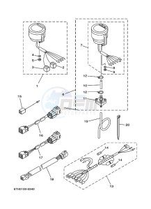 130B drawing SPEEDOMETER