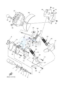 YXC700E YXC70VPXG VIKING VI (B853) drawing SHIFT SHAFT