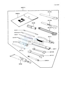 KZ 750 N [SPECTRE] (N1-N2) [SPECTRE] drawing OWNER TOOLS