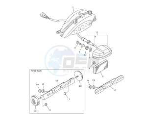 V-MAX 1700 drawing TAILLIGHT