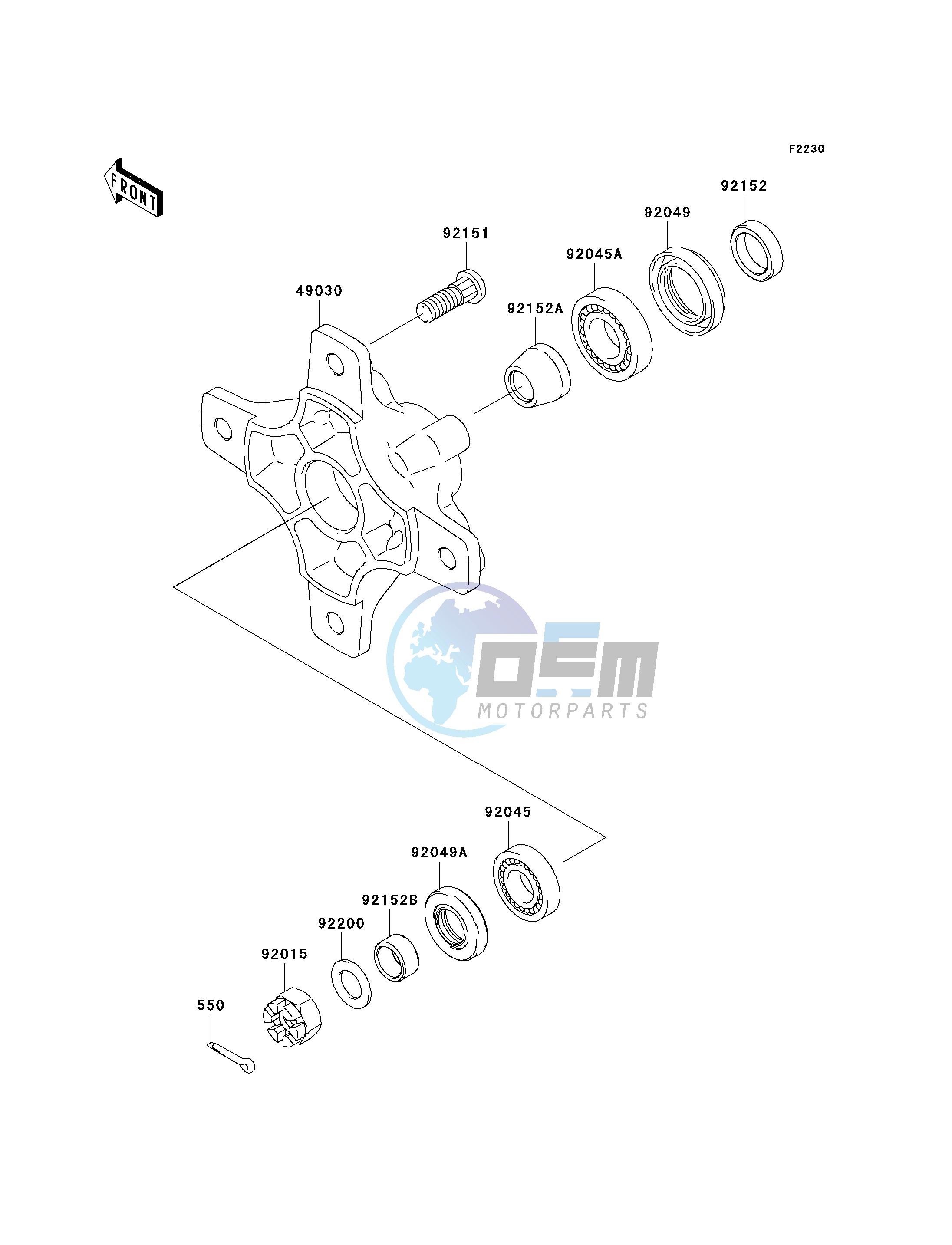 FRONT HUB