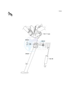 KLX 140 B (KLX140L MONSTER ENERGY) (B8F-B9FA) B9F drawing STAND-- S- -