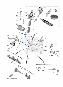 TRACER 9 GT MTT890D (BAPV) drawing ELECTRICAL 2