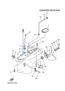 FL225BETX drawing PROPELLER-HOUSING-AND-TRANSMISSION-4