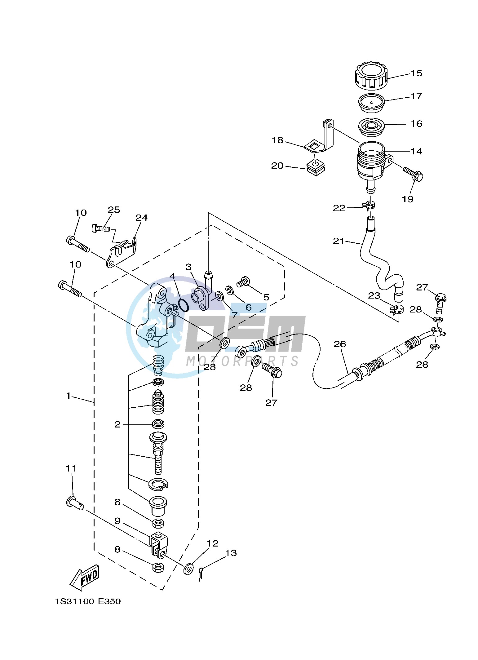 REAR MASTER CYLINDER