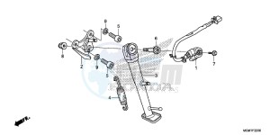 CB600FD Hornet 3ED drawing SIDE STAND