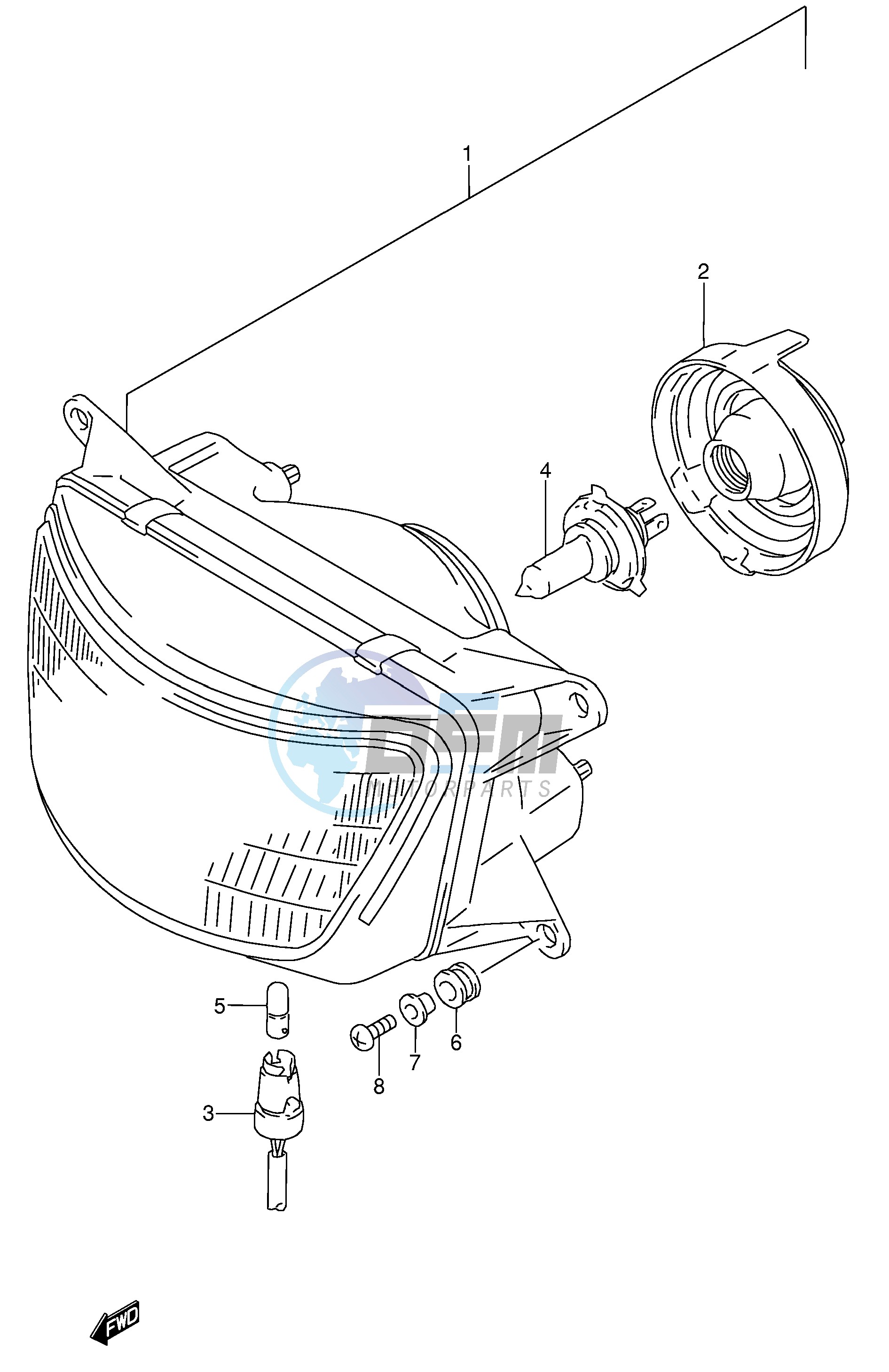 HEADLAMP (MODEL S)