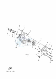 GPD125-A NMAX 125 (BV3J) drawing WATER PUMP