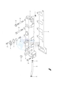 DF 60 drawing Exhaust Manifold