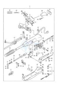 DF 90A drawing Tiller Handle