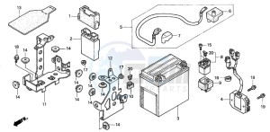 VT1100C3 drawing BATTERY (2)