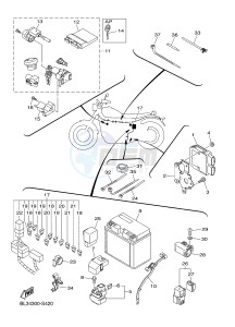 XVS950XR-A SCR950 SCR950 (BL34) drawing ELECTRICAL 2